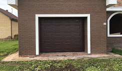 Секционные гаражные ворота Doorhan RSD02, панель филенка, 2500х2500